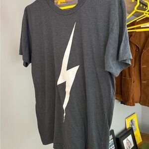 Aviator Nation charcoal bolt tee